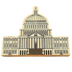 Cats' Meow Washington DC Series US Capitol Shelf Sitter 1991 Vintage Taline